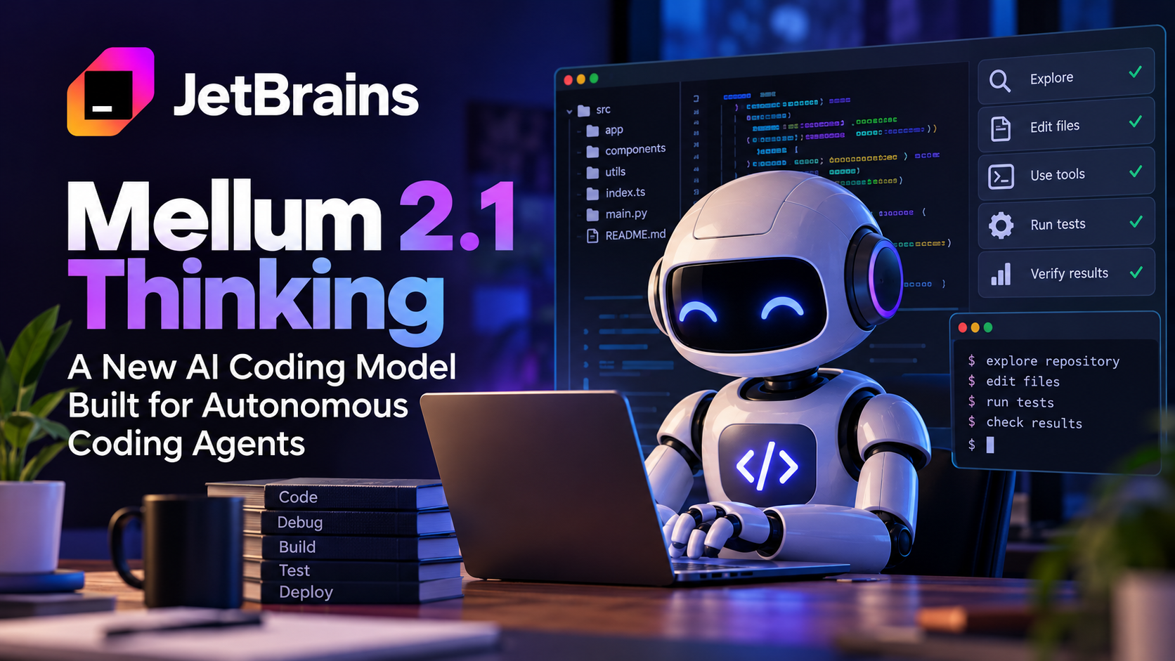JetBrains Releases Mellum 2.1, a New AI Model for Autonomous Coding